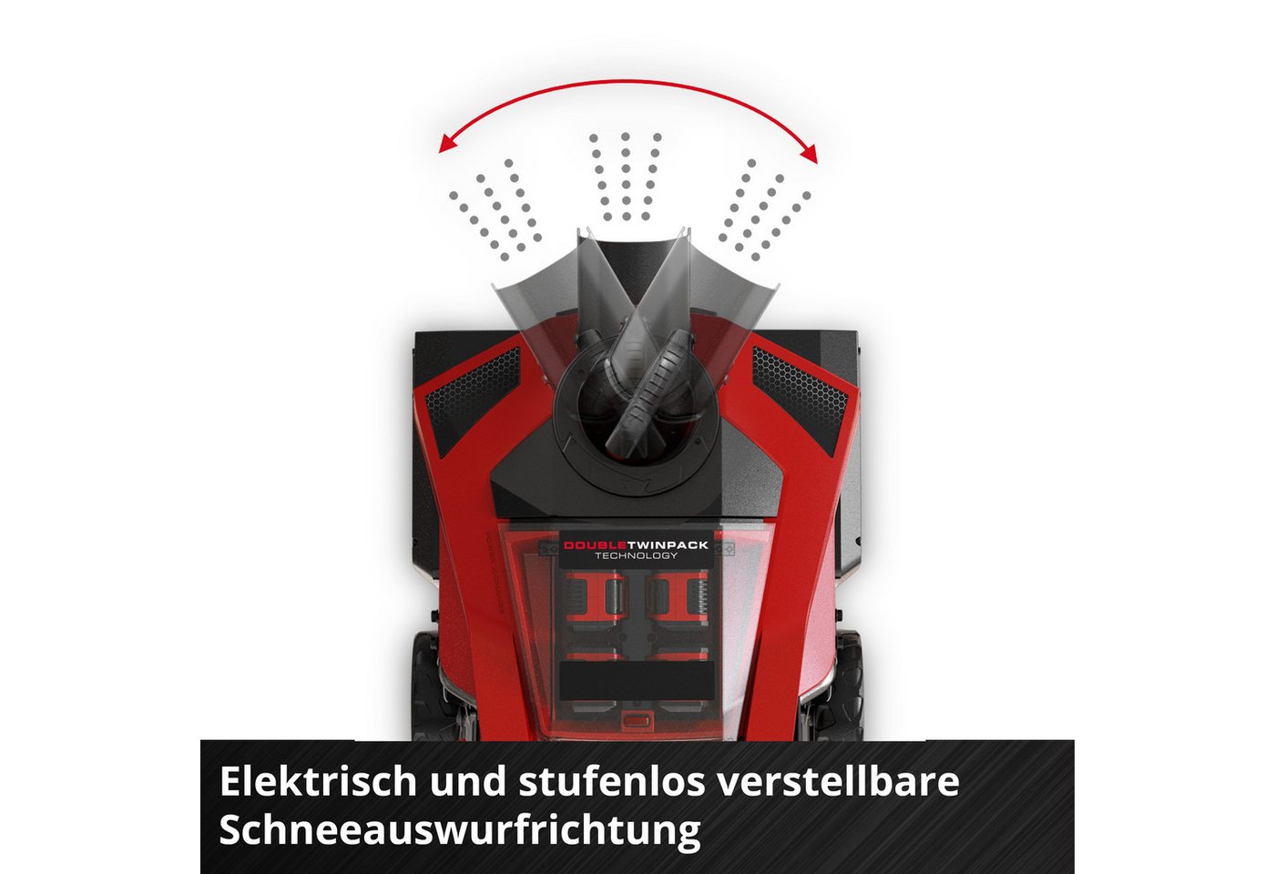 Einhell Professional Akku-schneefräse Gp-st 36/53 Li E Bl-solo Power X-change (36 V, Brushless, 53 Cm Arbeitsbreite, Max. 33 Cm Schneehöhe, Inkl. Reinigungsspatel, Ohne Akku)