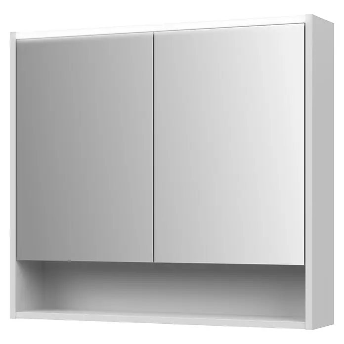 Jokey LED-Spiegelschrank Prent (B x H: 79,3 x 72 cm, Holz, Weiß)