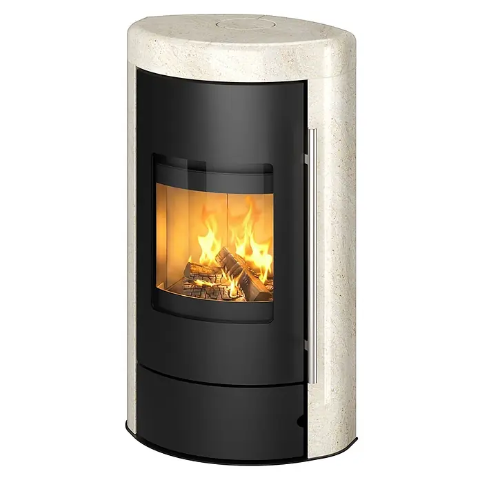 Kaminofen Ignis (8 kW, Raumheizvermögen: 224 m³, Beige)