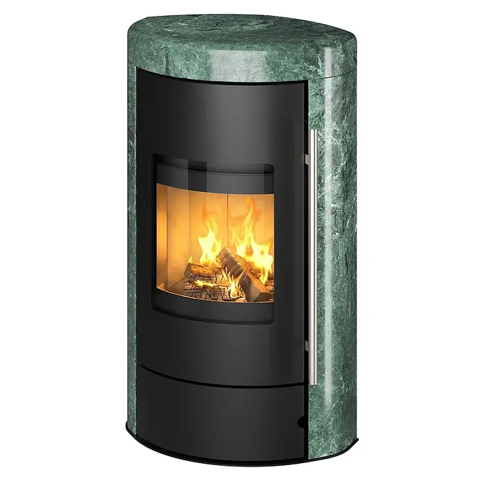 Kaminofen Ignis (8 kW, Raumheizvermögen: 224 m³, Grün)