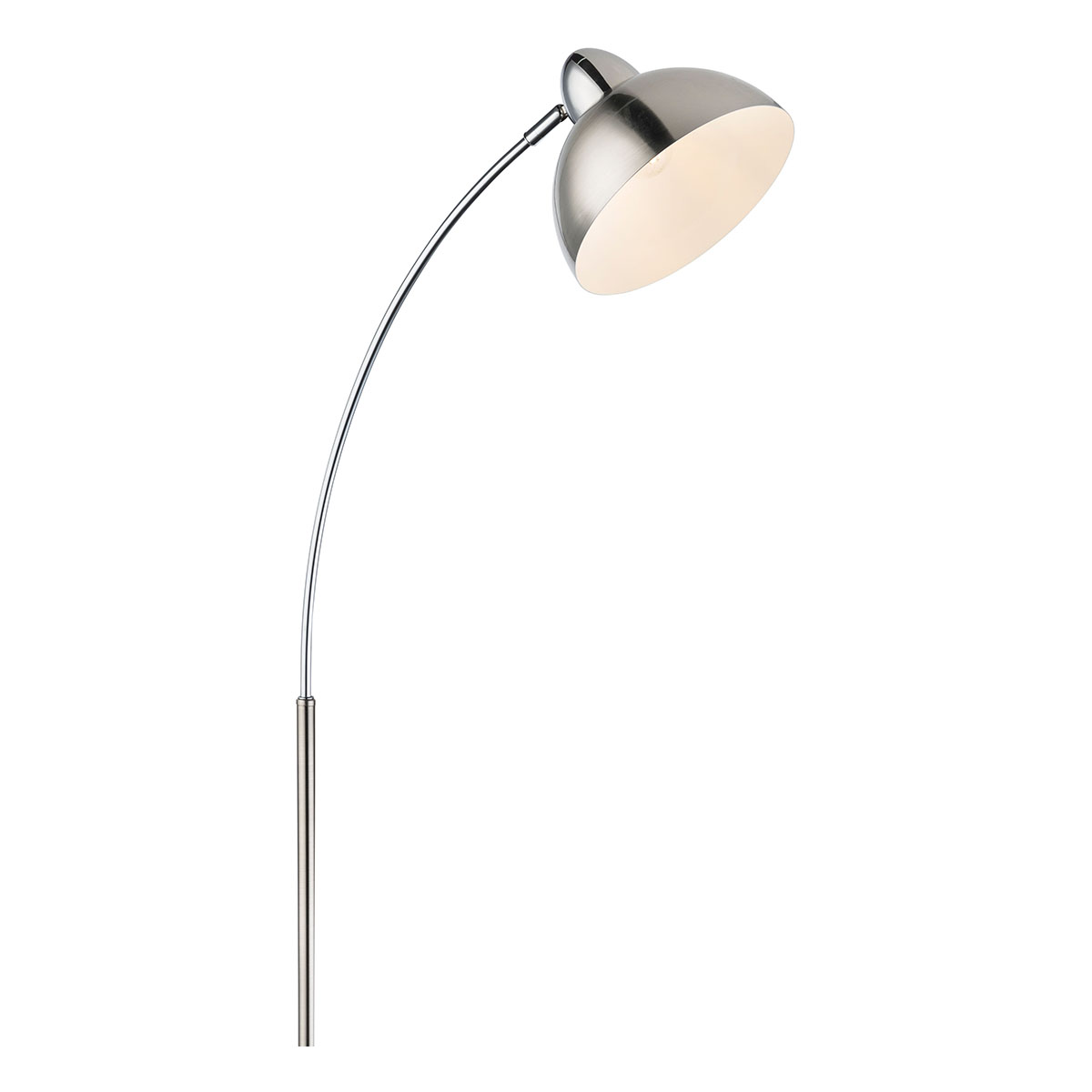 Globo - Stehlampe - Anita - Nikkel - Metall - Bogenlampe - E27 -