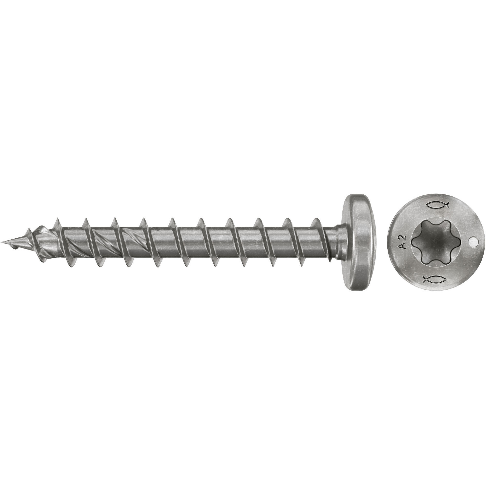 Spanplattenschraube PowerFast II 4,0x30 Halbrundkopf TX