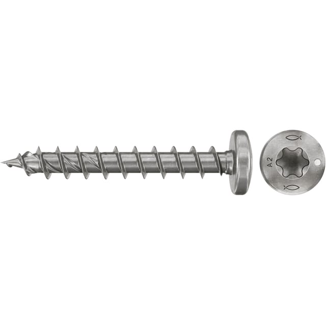 Spanplattenschraube PowerFast II 4,0x30 Halbrundkopf TX