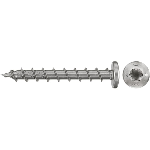 Spanplattenschraube PowerFast II 6,0x40 Halbrundkopf TX