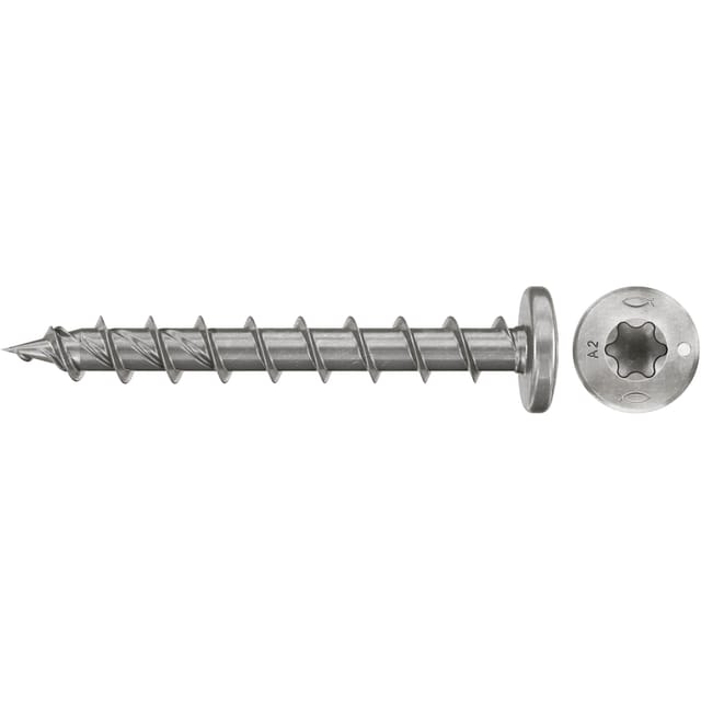 Spanplattenschraube PowerFast II 6,0x50 Halbrundkopf TX