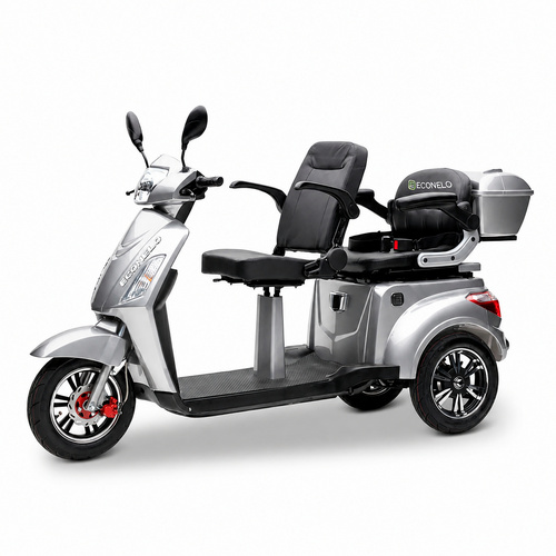E-Roller »Billy 2.0«, 25 km/h, BxHxT: 76 x 115 x 195 cm, silberfarben