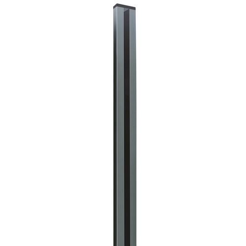 Mr. GARDENER Wandanschlussprofil »Turino/Donatus«, 25x68x2000 mm (BxTxH), silberfarben, f. Turino/Donatus