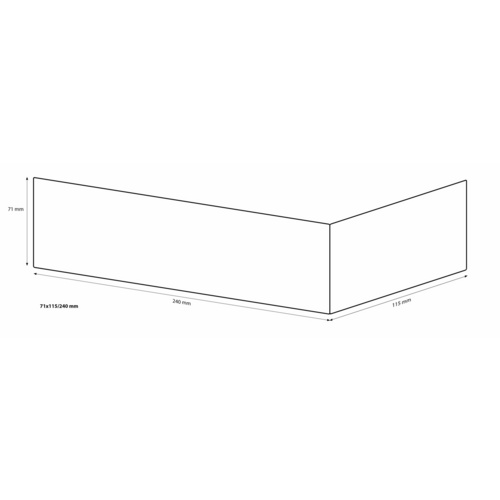 ELABRICK Verblender »Elabrick«, 240/115 x 71 mm, 2m² - braun