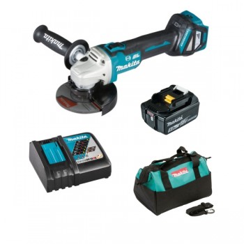 Makita DGA513RT1 1x 5Ah Akku + Ladegerät mit Transporttasche