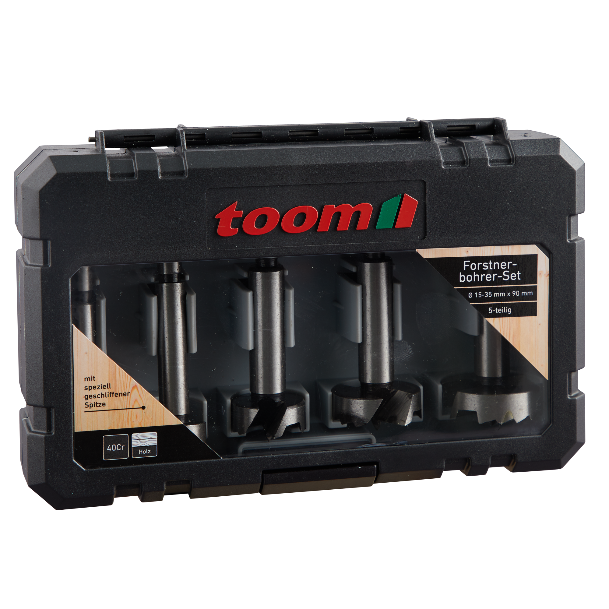 toom Forstnerbohrer-Set 5-teilig
