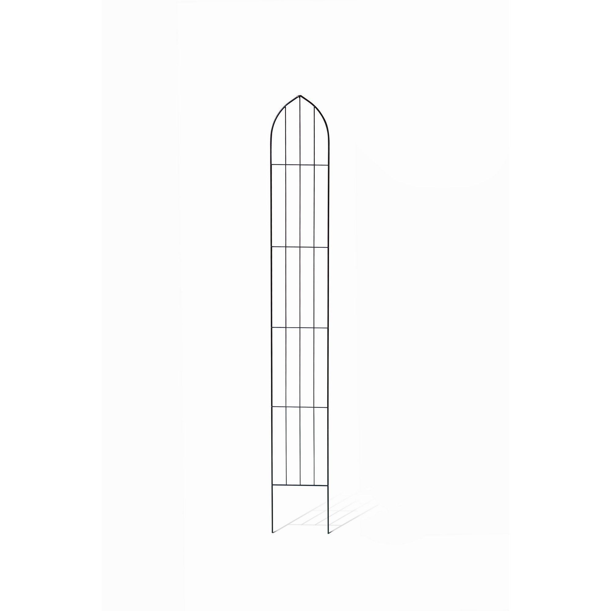 Zierspalier 'Gothic' schwarz 24 x 180 x 0,6 cm