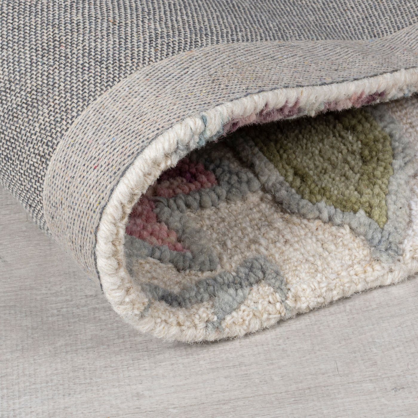 FLAIR RUGS Wollteppich Tania Floral, rechteckig, Höhe: 19 mm, mit verspieltem Blumen-Design