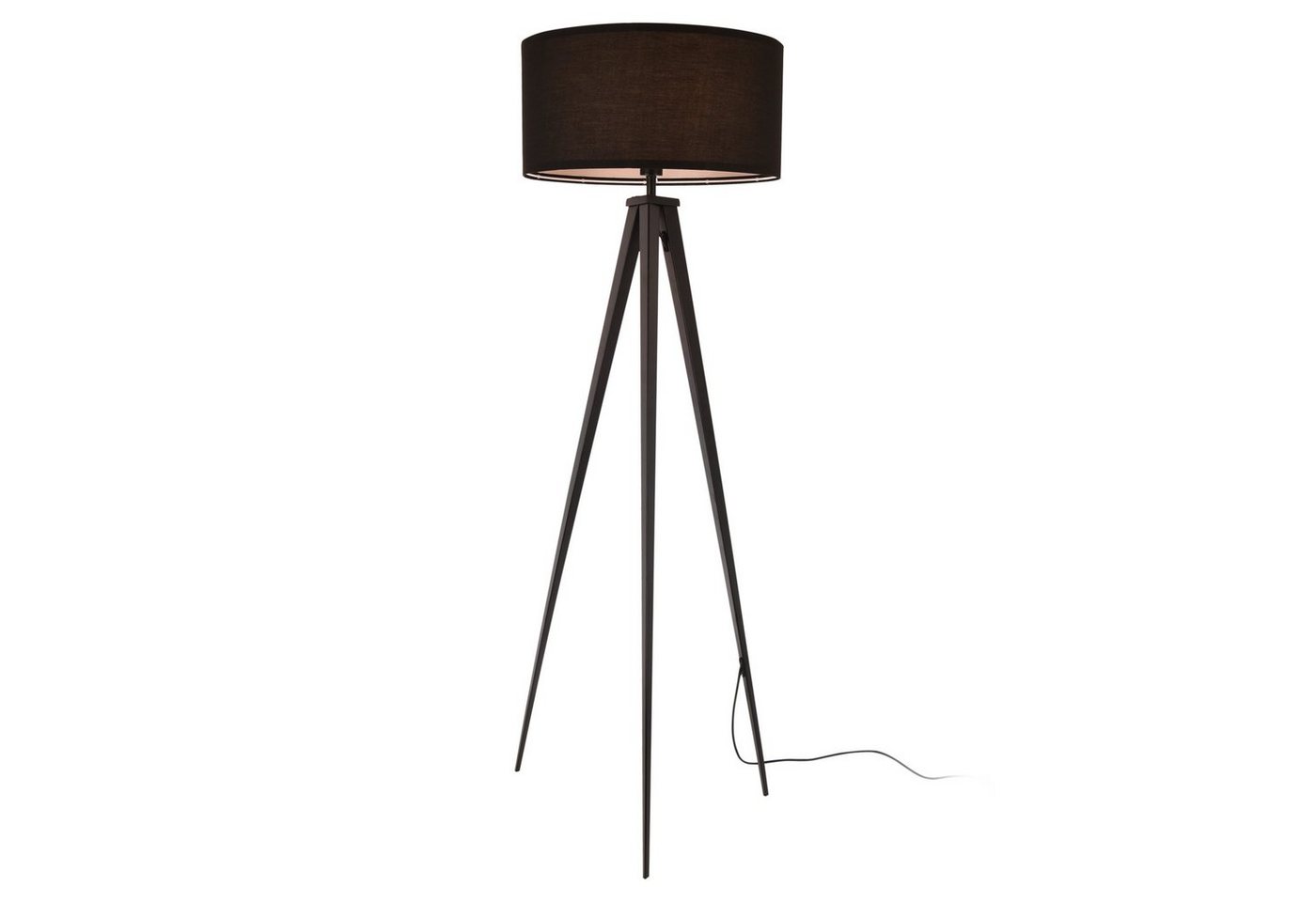 lux.pro Stehlampe, ohne Leuchtmittel, »Faro« Stehleuchte 3 Fuß Leuchte Standleuchte Schwarz Bild 4