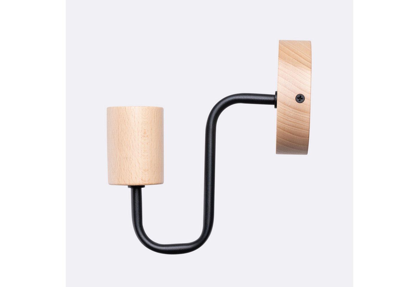 SOLLUX lighting Wandleuchte Wandlampe Timbo Schwarz, Nicht enthalten