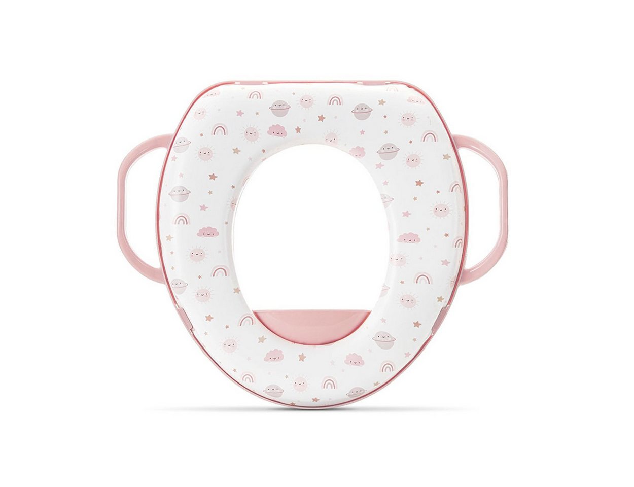 Lorelli Baby-Toilettensitz 1013068, 6 cm, Toilettensitz, Handgriffe, abnehmbares Sitzkissen, Spritzschutz Bild 2