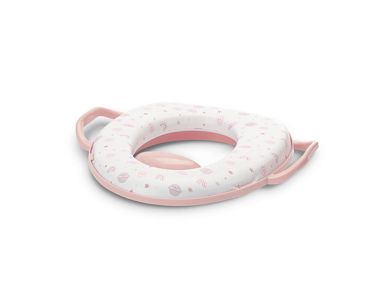 Lorelli Baby-Toilettensitz 1013068, 6 cm, Toilettensitz, Handgriffe, abnehmbares Sitzkissen, Spritzschutz Bild 3