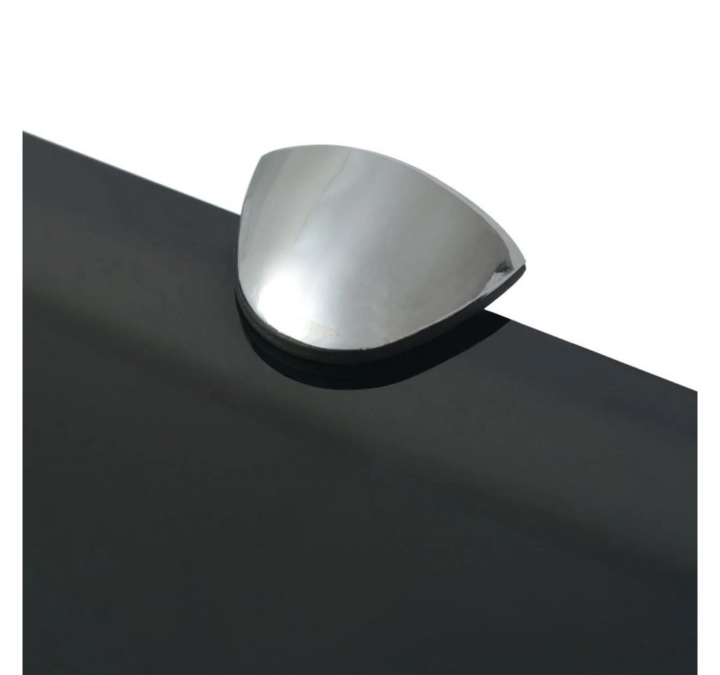 furnicato Wandregal Schweberegal Glas 30x20 cm Schwarz mit Zink-Legierung Befestigung, 1-tlg., Stabile Wandablage aus Sicherheitsglas mit 10 kg Tragfähigkeit Bild 4
