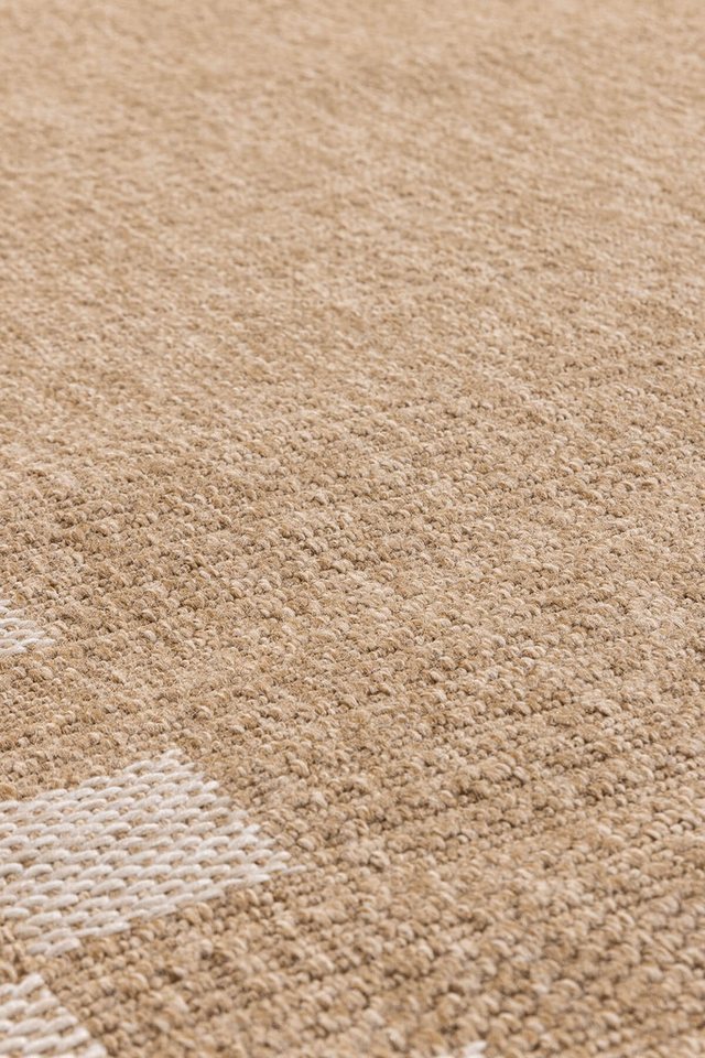 Koza Home Teppich Teppich Kurzflor Natur-Design Modern Wohnzimmer Creme, 80x150 cm Bild 5