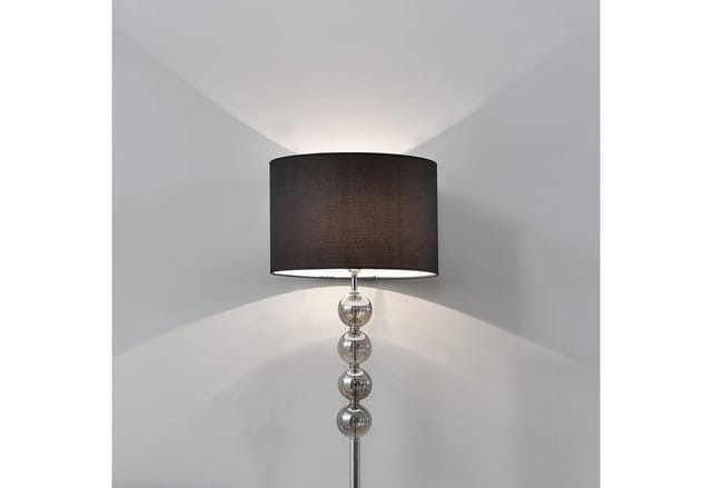 lux.pro Stehlampe, ohne Leuchtmittel, »Spheridern« - 158cm - Schwarz - 1xE27