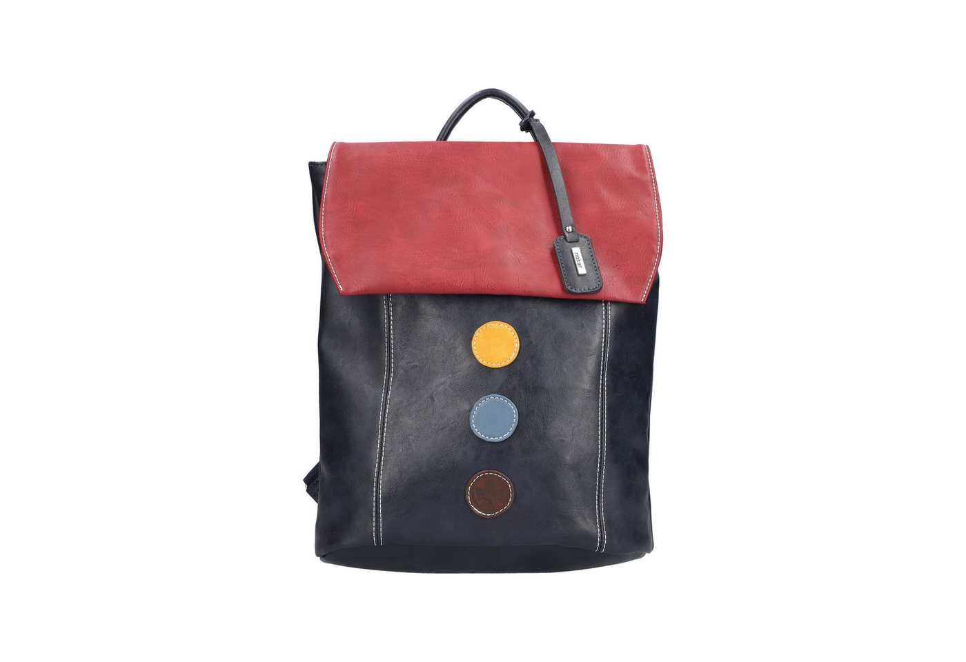 Rieker Cityrucksack, Freizeitrucksack, Shoppingrucksack mit bunten Akzenten Bild 5