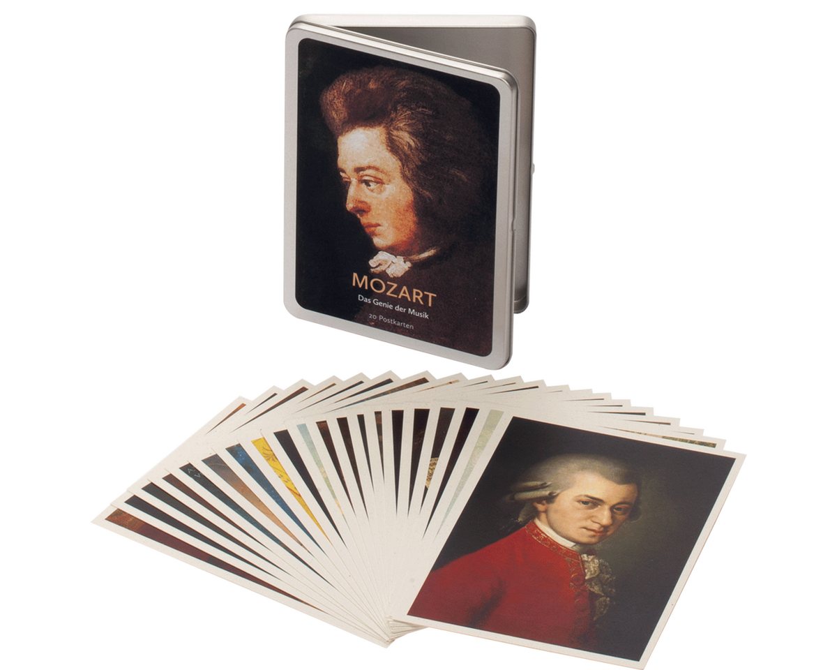 Postkarte Mozart: Das Genie der Musik, 20 Postkarten gedruckt auf Apfelpapier Bild 5