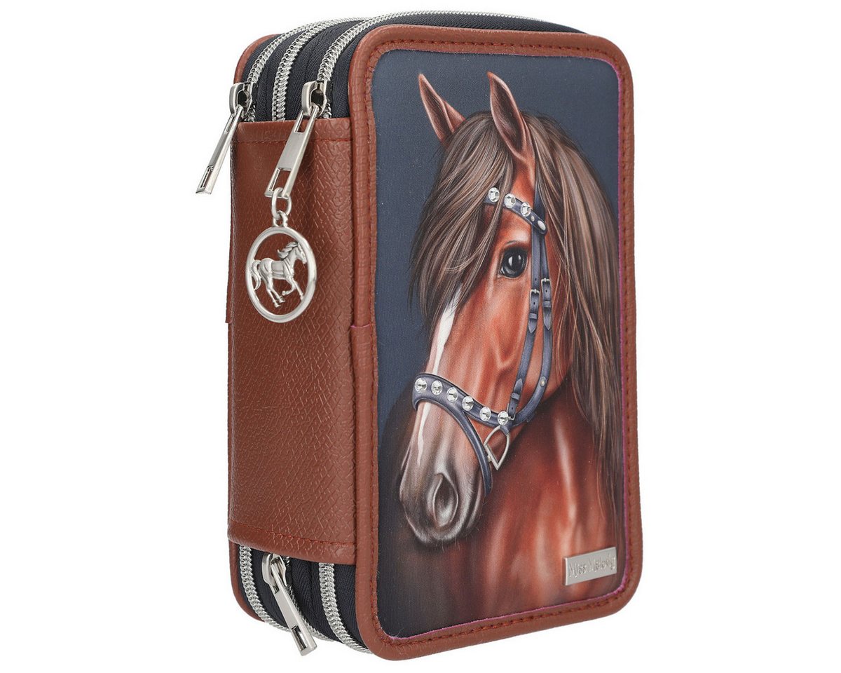 Depesche Federtasche DEPESCHE Miss Melody Federtasche 3fach Luxury Horse Bild 4