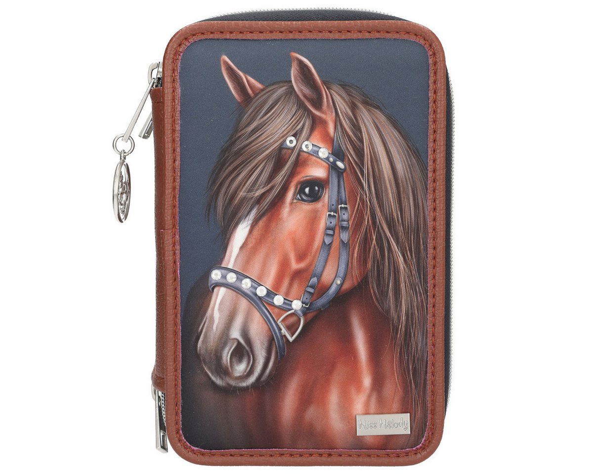 Depesche Federtasche DEPESCHE Miss Melody Federtasche 3fach Luxury Horse Bild 5