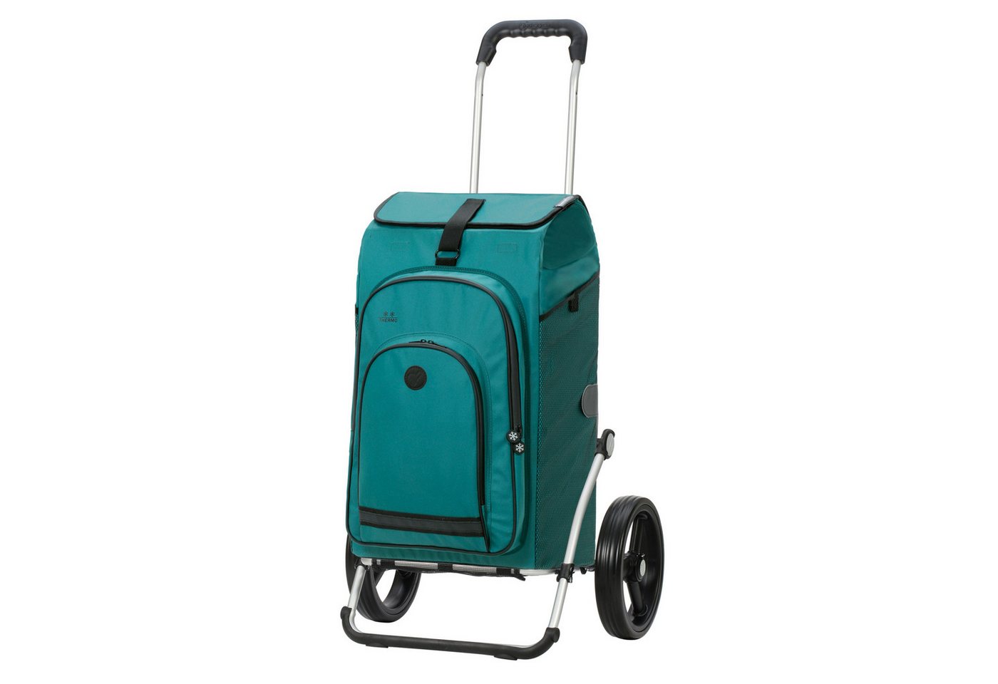Andersen Einkaufstrolley Royal Shopper Hydro 3.0 petrol, Thermofach 8 Liter, klappbar, belastbar bis 50kg, wasserabweisend Bild 2