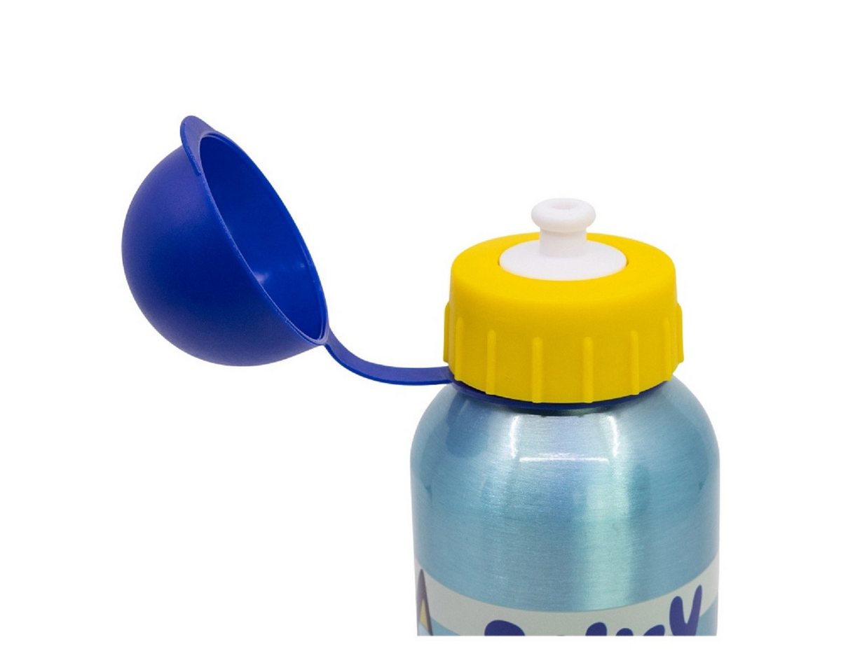 Bluey Trinkflasche Aluminium Trinkflasche 530 ml – Kinderflasche für Schule & Freizeit