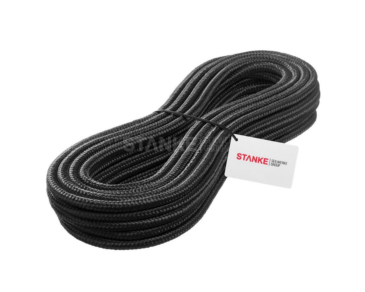 STANKE Seil Polypropylenseil 3mm - 1m Schwarz Tomaten Schnur, Campingleine, Wetterfeste Schnur für Drachen, UV-beständig Outdoor Seil Bild 2