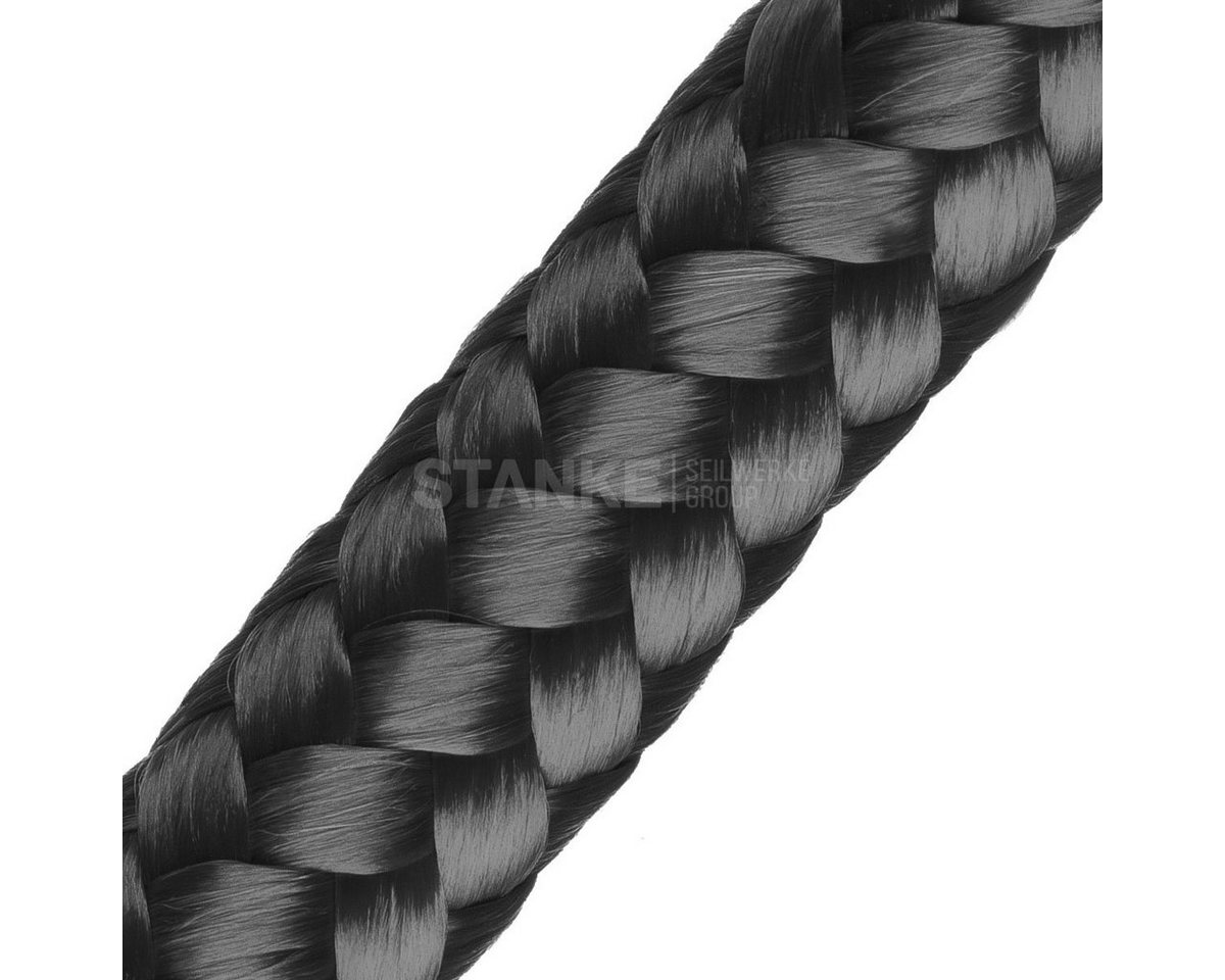 STANKE Seil Polypropylenseil 3mm - 1m Schwarz Tomaten Schnur, Campingleine, Wetterfeste Schnur für Drachen, UV-beständig Outdoor Seil Bild 5