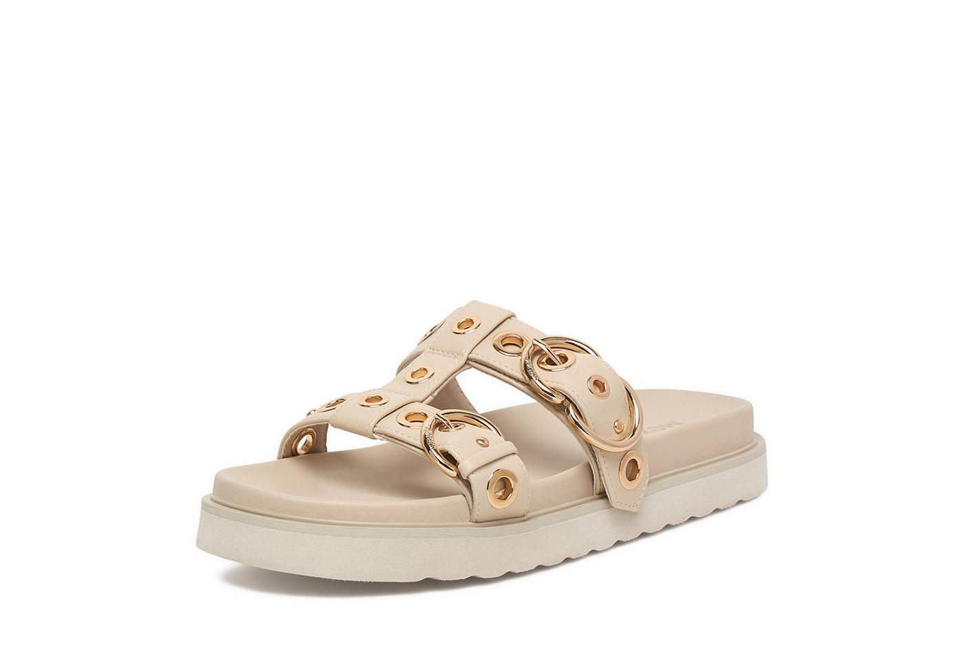 Mexx Mexx Damen-Flip-Flops Beige Badepantolette