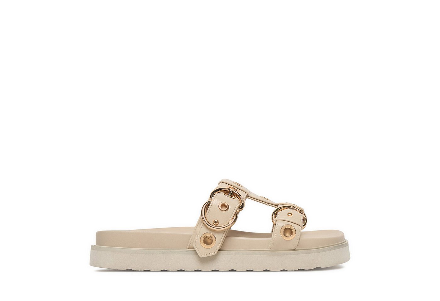 Mexx Mexx Damen-Flip-Flops Beige Badepantolette Bild 4