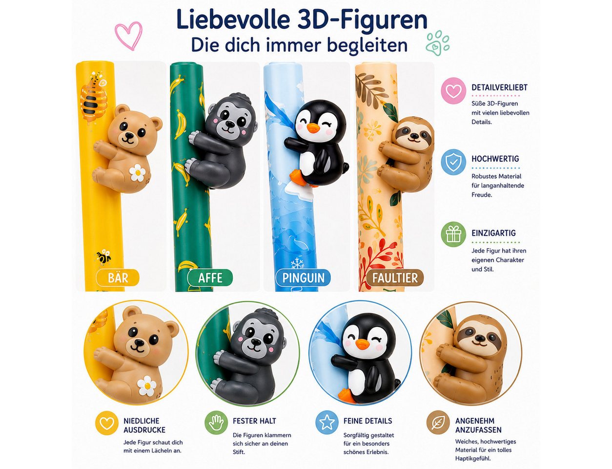 Legami Druckkugelschreiber Legami Druckkugelschreiber als Set