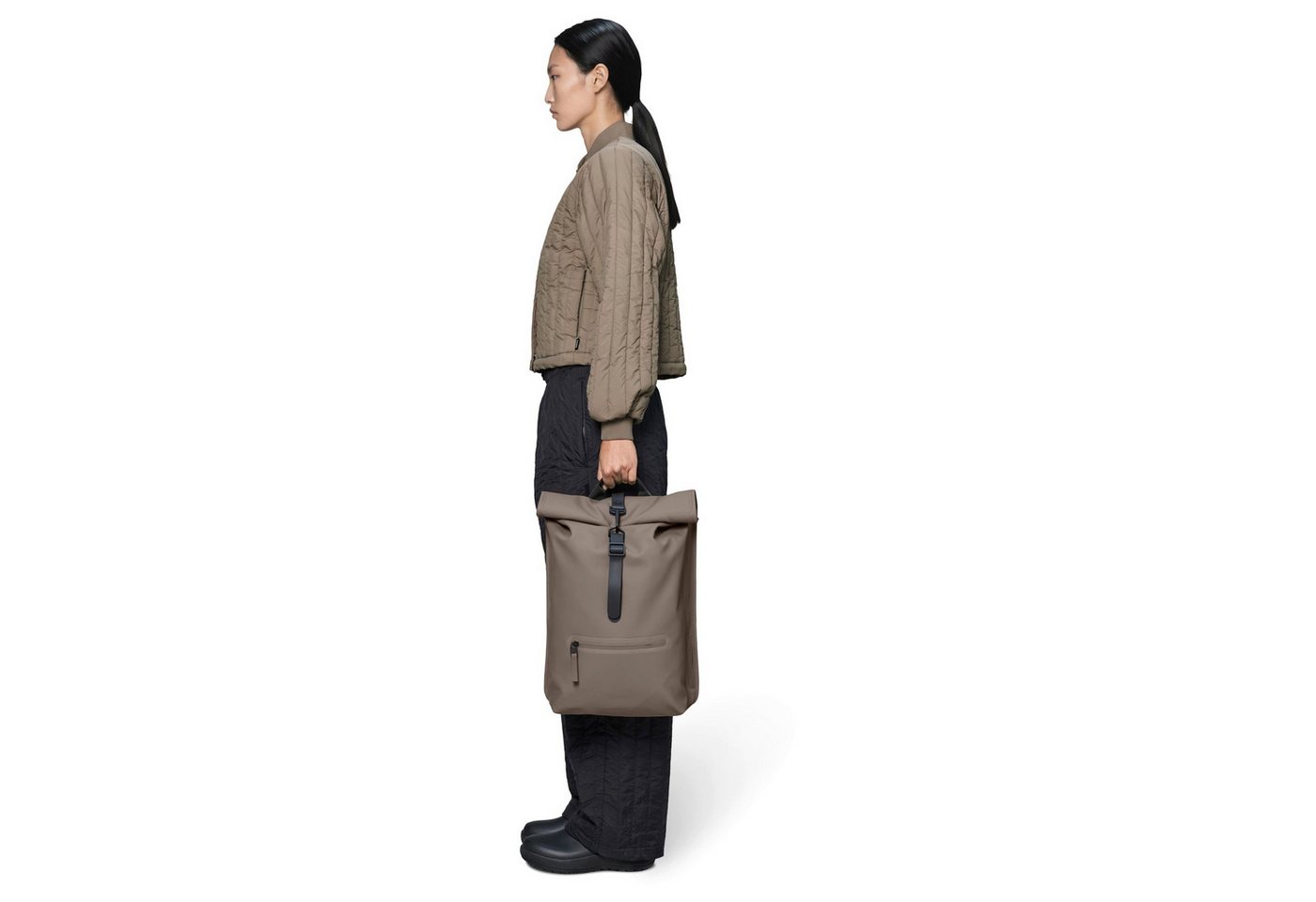 Rains Rucksack Rolltop - Rucksack 16" 48 cm (cinder)