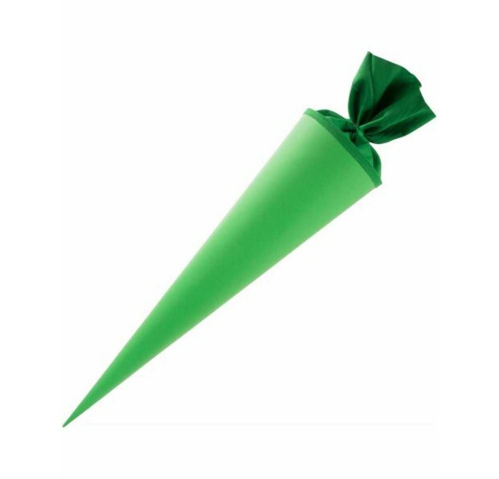 Generic Schultüte Bastelschultüte 70cm grün