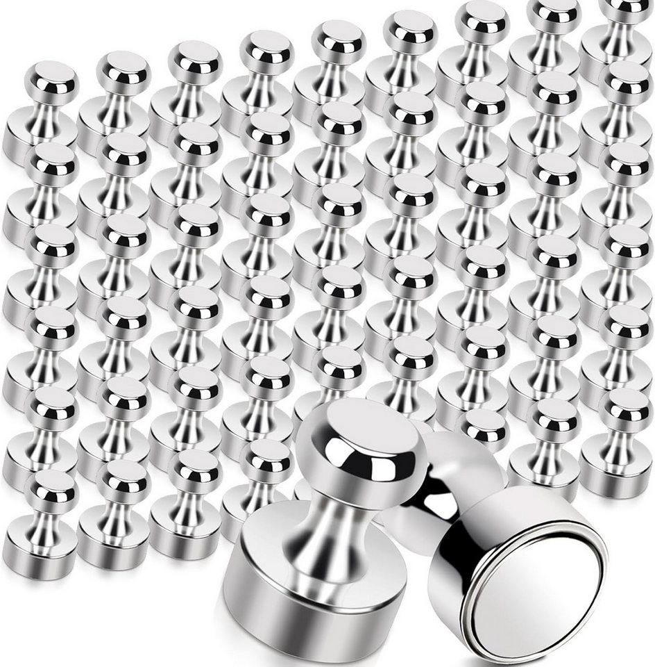 BlingBin Magnet 30 Stück Magnete Stark für Magnettafel, Kühlschrank, Pinnwand (2er Set, 60-St., 1,6*1,2*1,2cm), Neodym Magnete Extra Stark,Tragbare Größe Bild 4