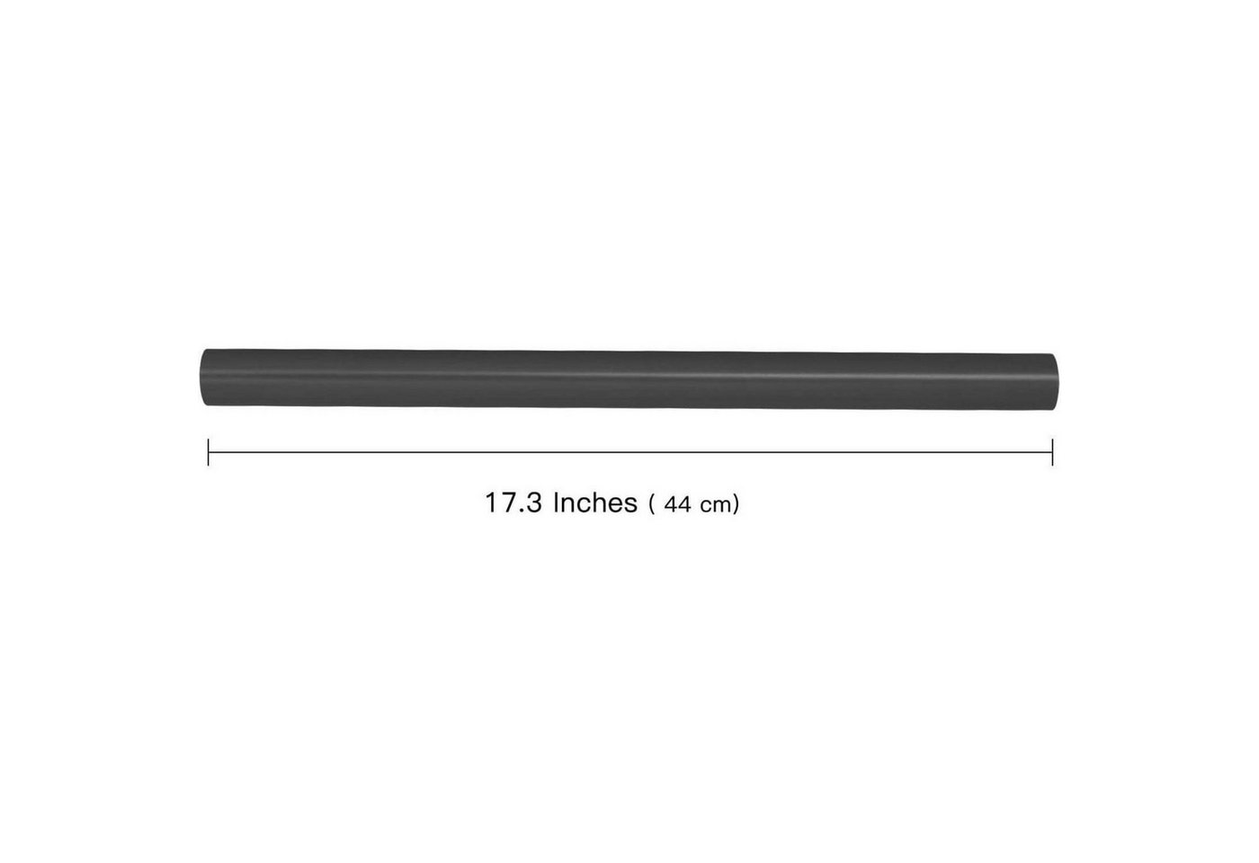 LuxusKollektion Geschenkpapier Geschenkpapier Metallic Matt Hochzeit Weihnachten 44 cm 10 m Schwarz Bild 2