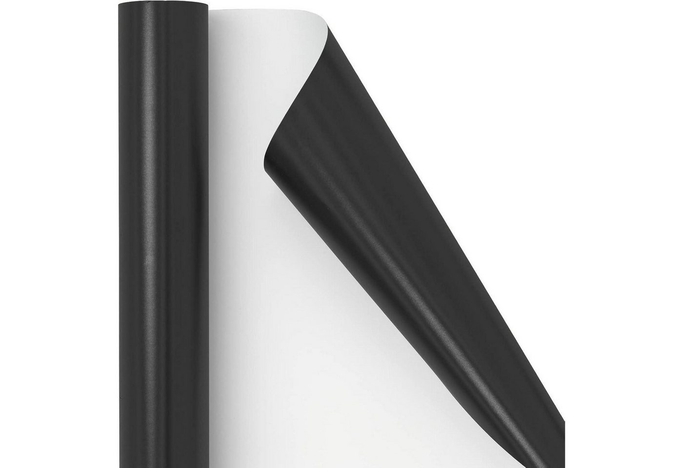 LuxusKollektion Geschenkpapier Geschenkpapier Metallic Matt Hochzeit Weihnachten 44 cm 10 m Schwarz Bild 4