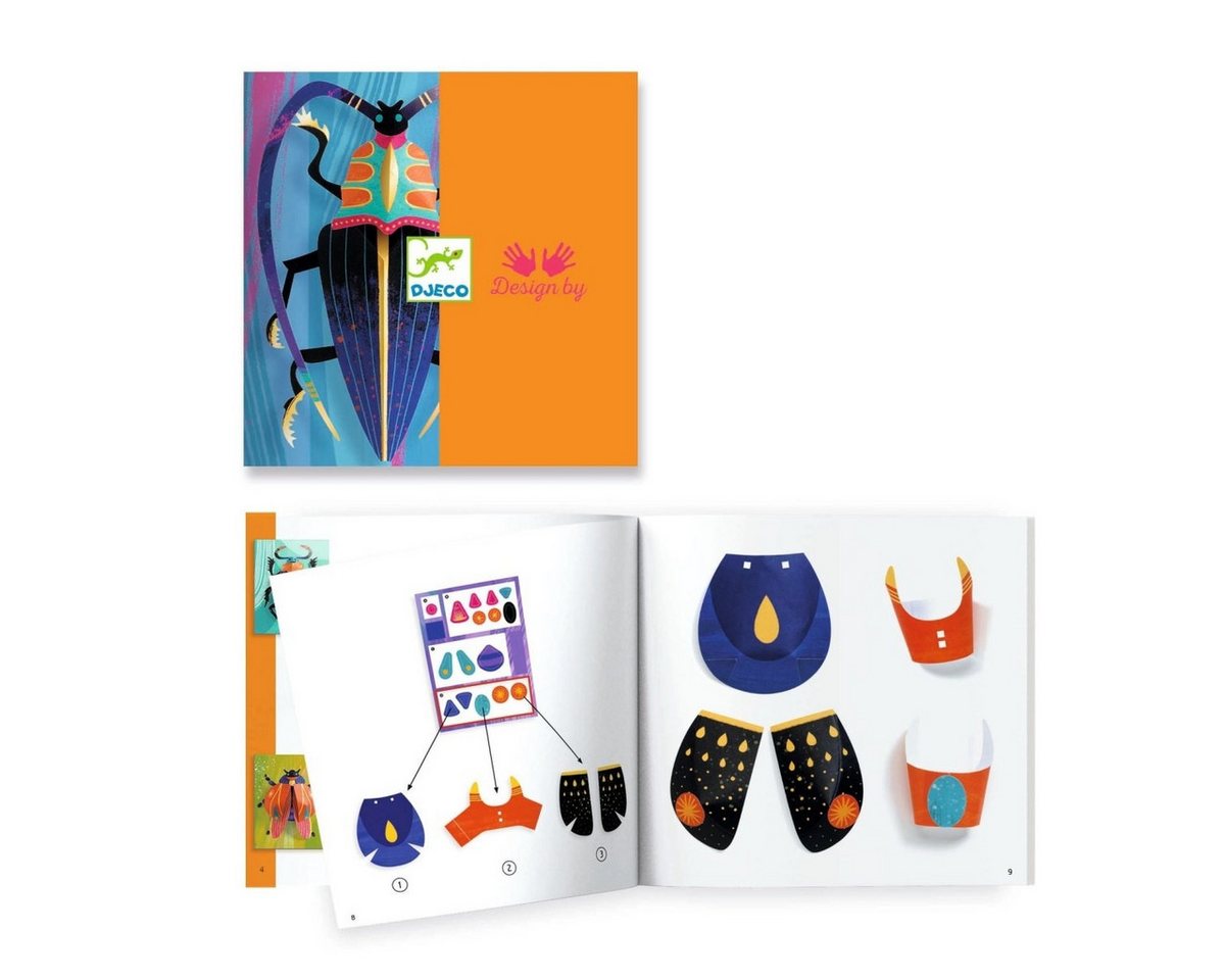 DJECO Kreativset Papierkunst 3D: Käfer Kreativset für Kinder Bild 4