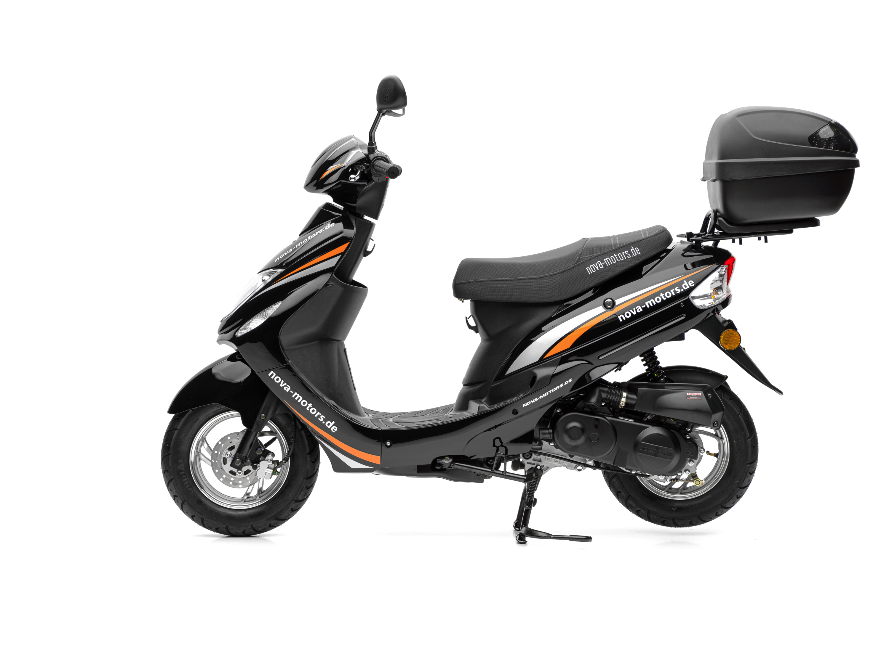 NOVA MOTORS Motorroller »City Star III«, 45km/h, E5 EFI (inkl. Topcase, Schwarz) Bild 4