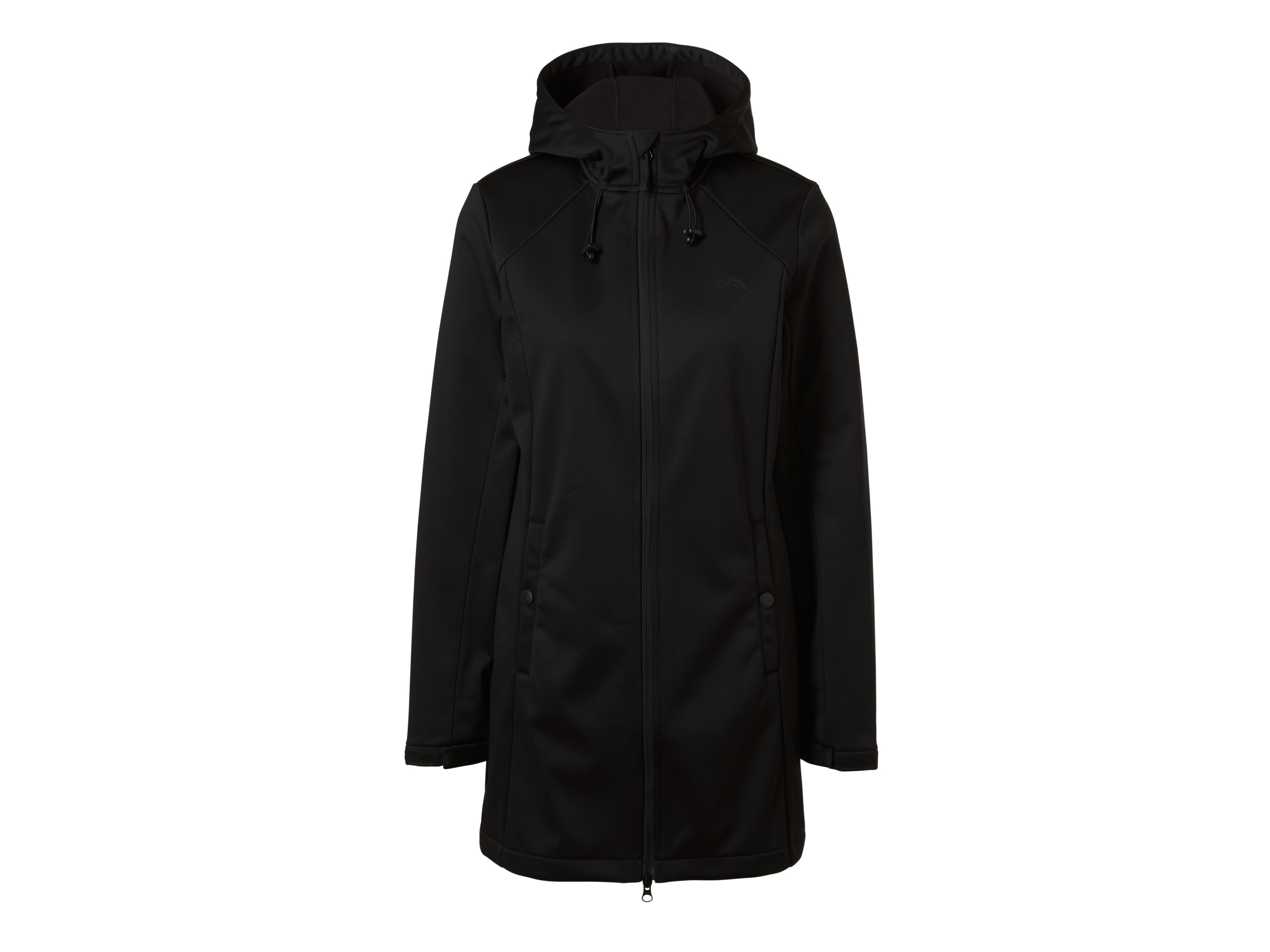 CRIVIT Damen Mantel Softshell Outdoor (Schwarz, XS(32/34)) Bild 3