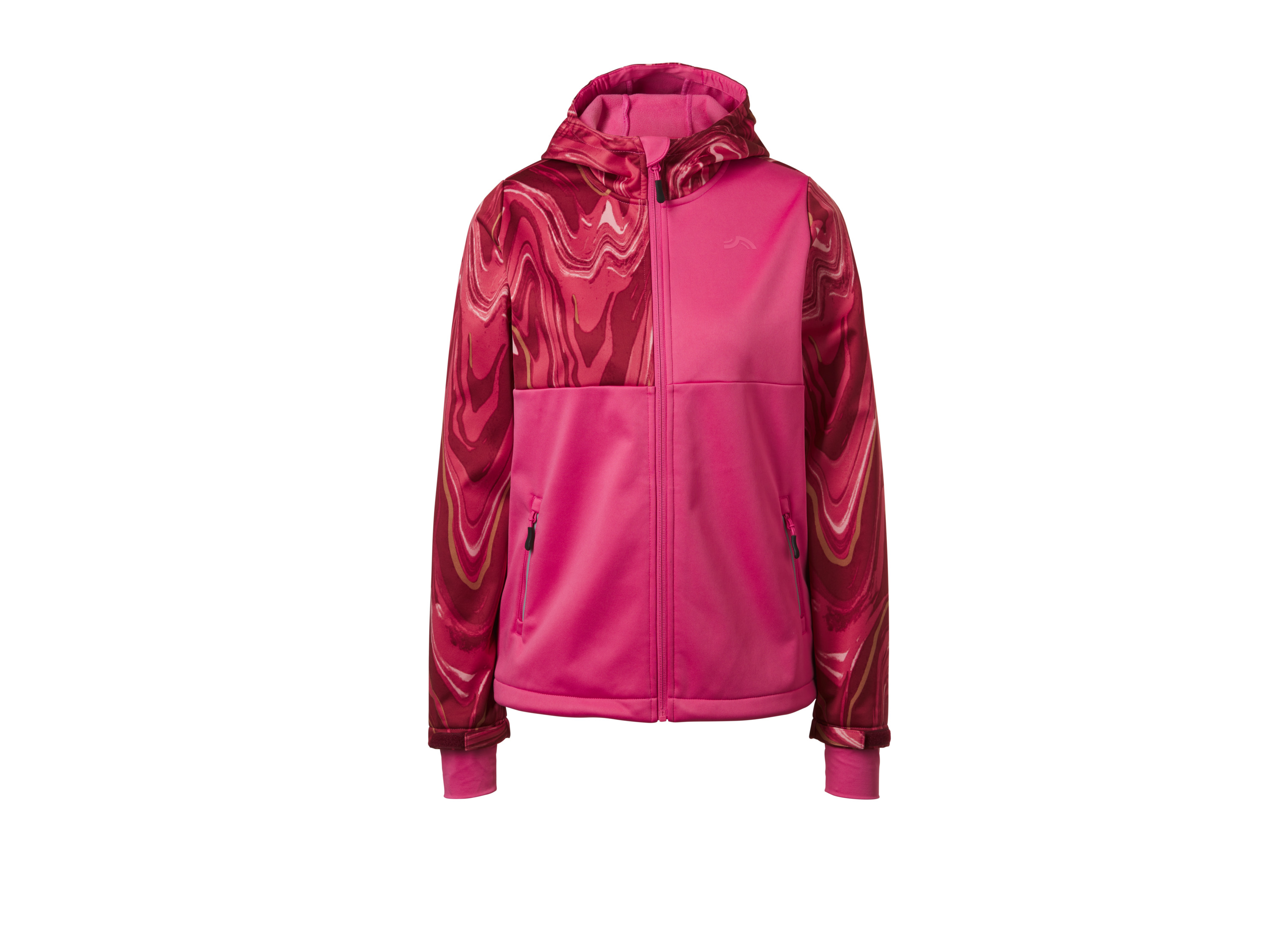 CRIVIT Kinder Softshelljacke (Gemustert/pink, 146/152) Bild 4
