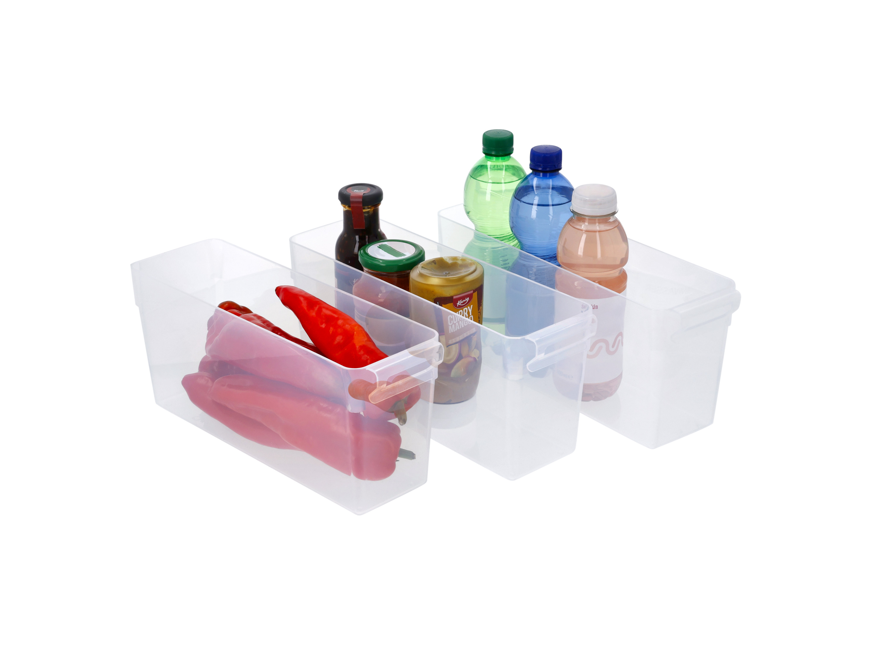 SILVERCREST® Kühlschrank-Organizer ohne Deckel, 3er Set, 3,4 L Bild 3