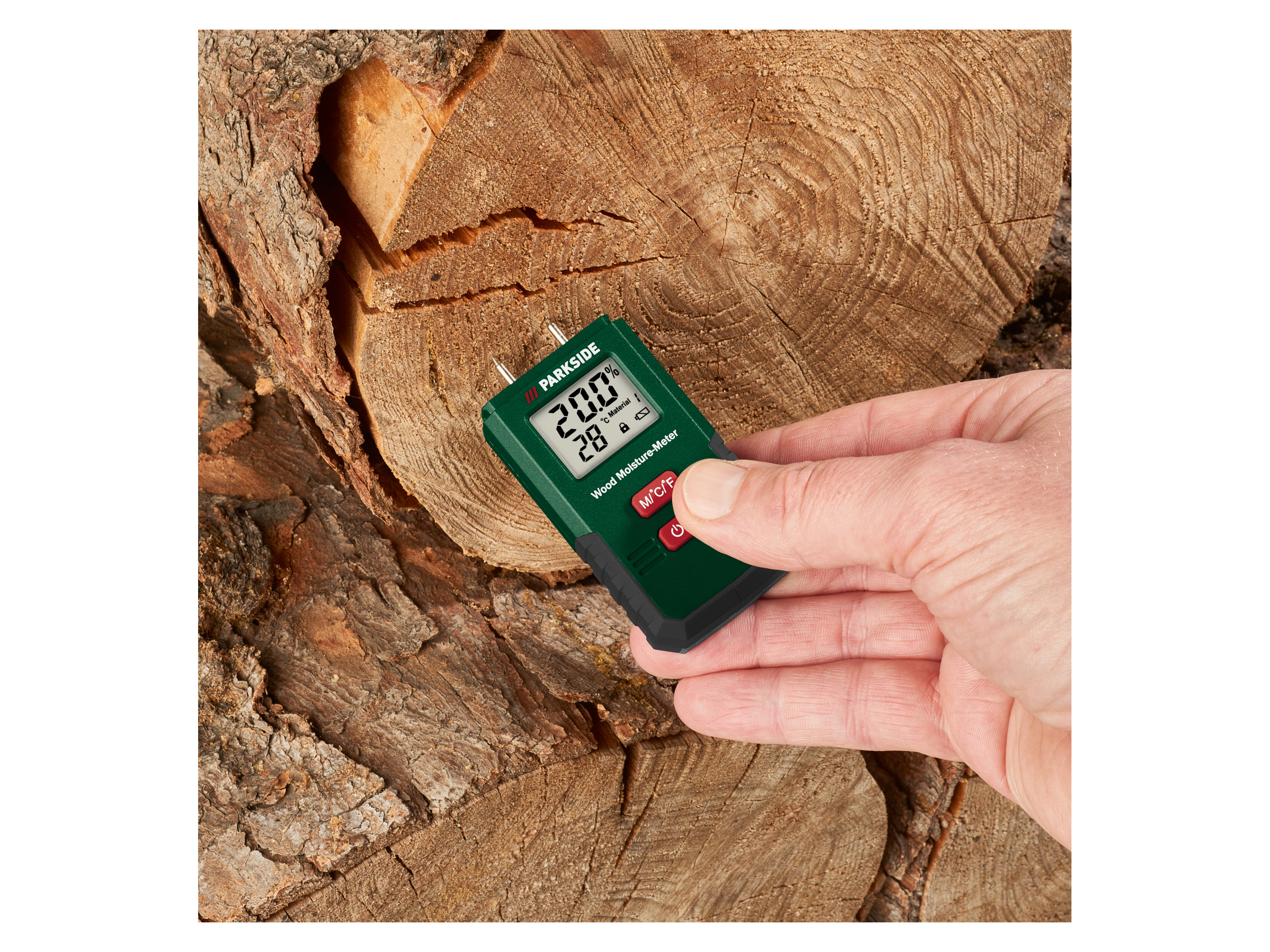 PARKSIDE® Multifunktionsdetektor »PMFD A3«, Feuchtigkeitsmessgerät »PFMG A3« (Holzfeuchtemessgerät) Bild 2