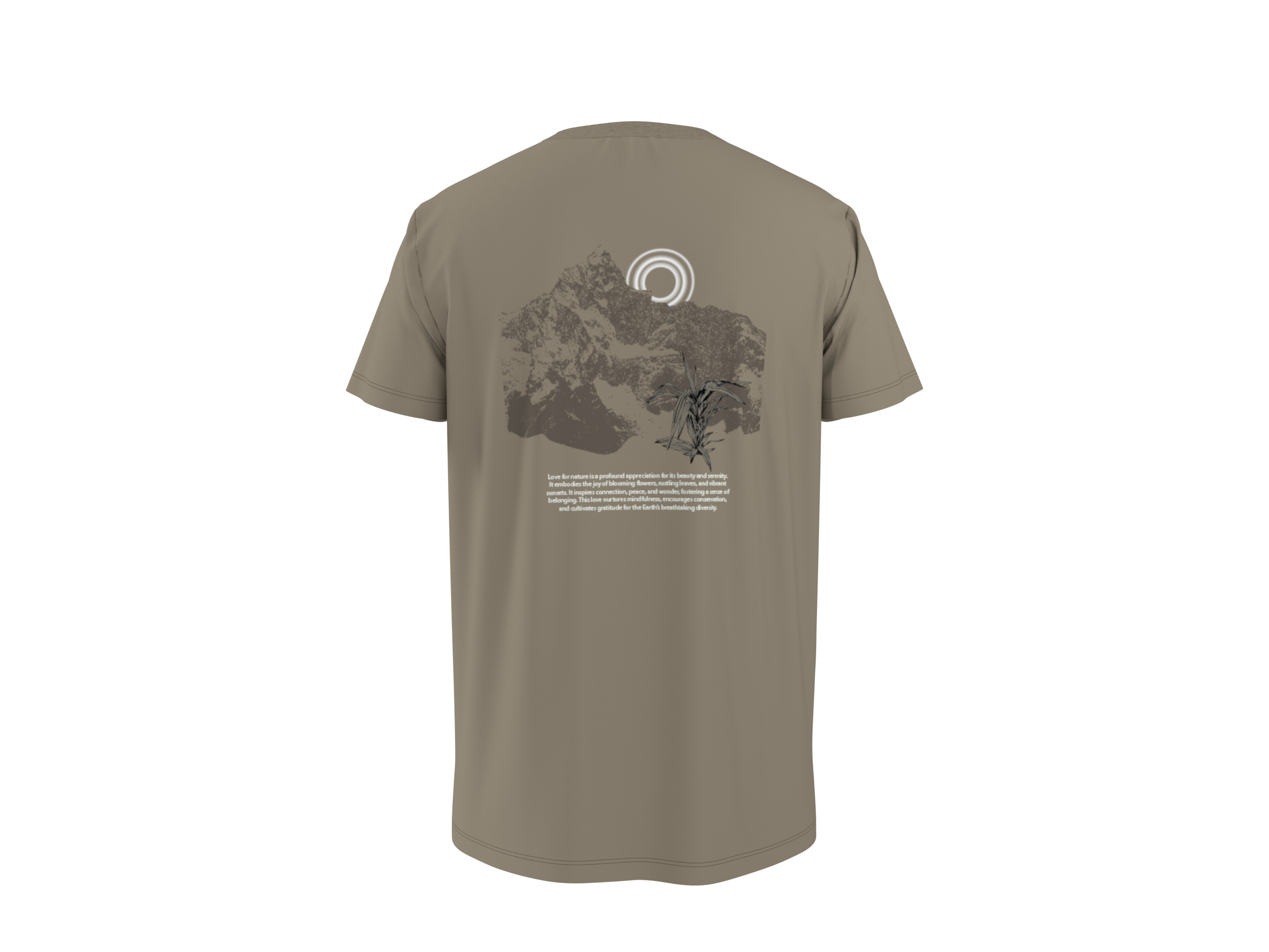 ESMARA MEN Herren T-Shirt (Beige, XXL (60/62))