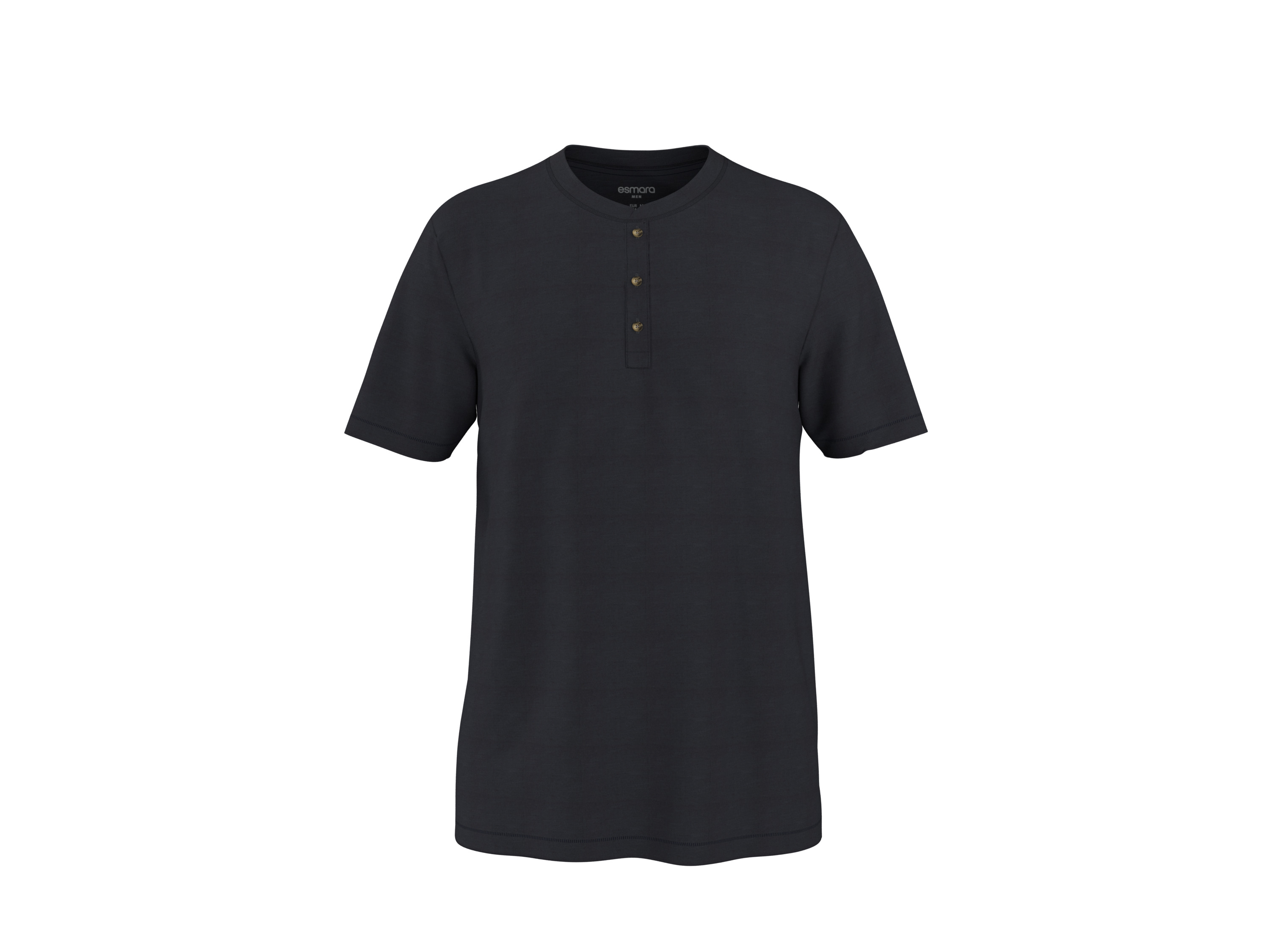 ESMARA MEN Herren T-Shirt (Schwarz, S (44/46))
