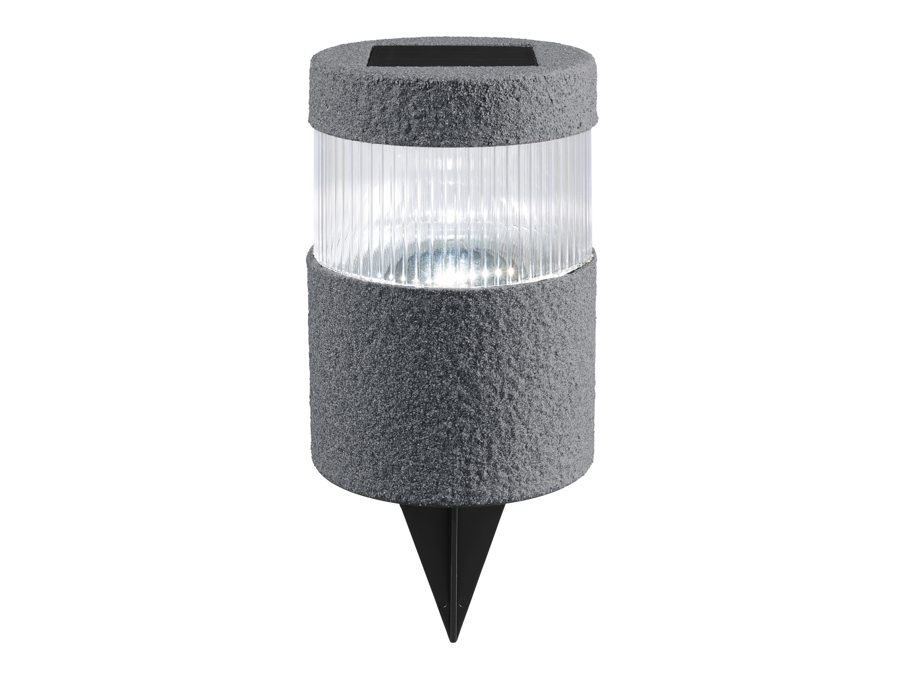 LIVARNO® LED-Solarleuchte (Rund, anthrazit)
