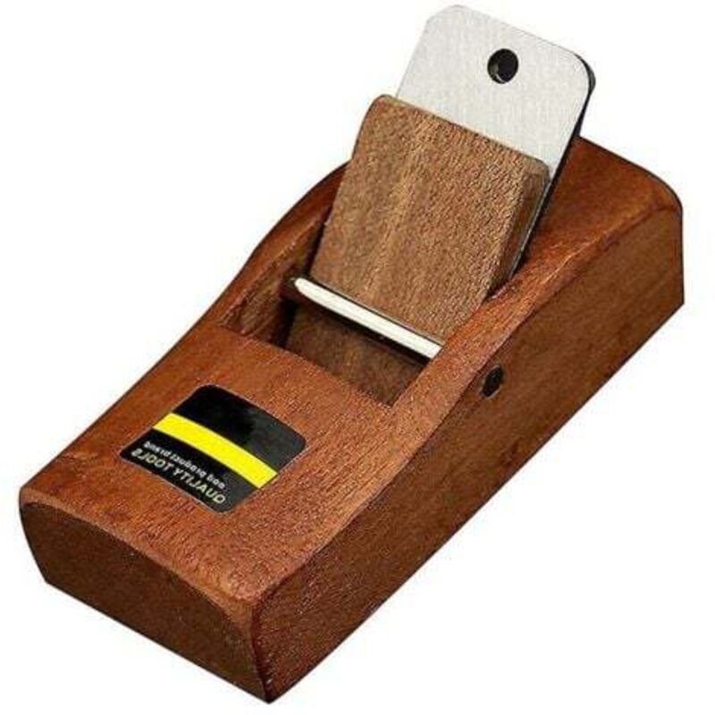 1 Mini-holzhobel, Handhobel, Hobel Für Die Holzbearbeitung, Holzfarbener Holzhobel