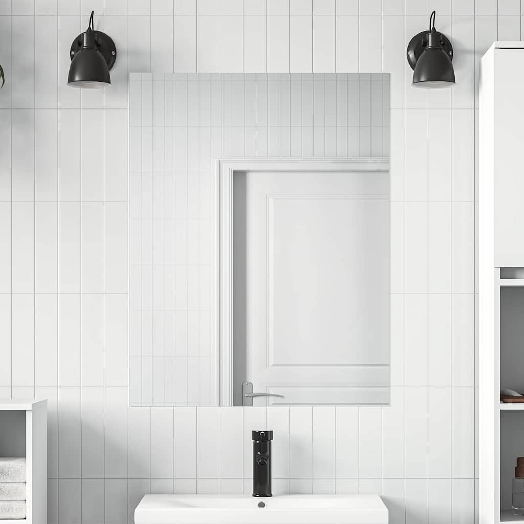 Selbstklebende Spiegel-folie 90 X 200 Cm 2 Pcs Silber Pet